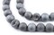 The Bead Chest Silver Round Druzy Agate Beads (10mm): Organic Gemstone Round Spherical Energy Stone Healing Power Crystal for Jewelry Bracelet Mala Necklace Making
